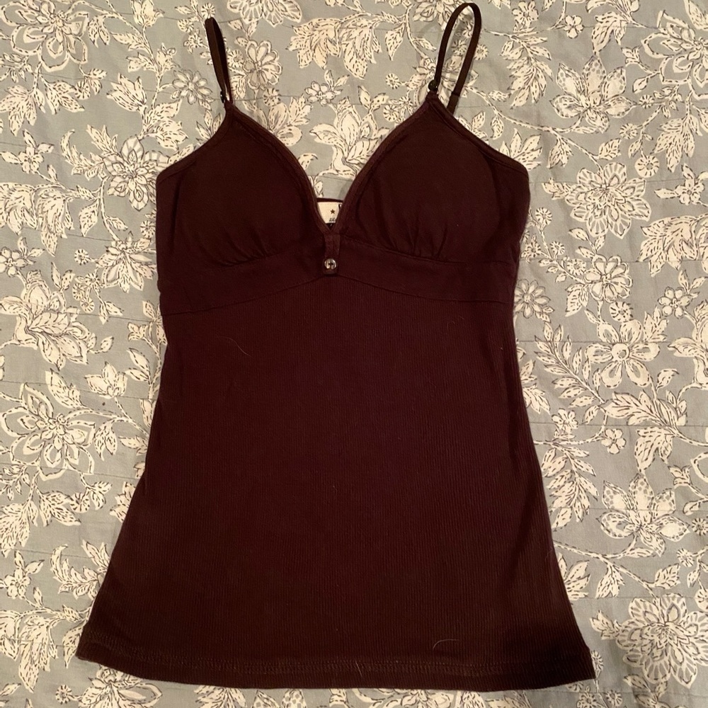 Tank with bra cups